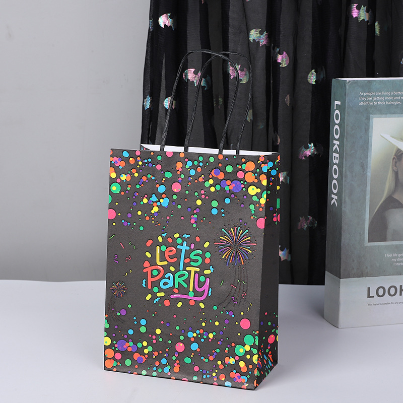 Let'S Party Event Supply - Karanlık kağıt kızdırma hediye çantası Neon