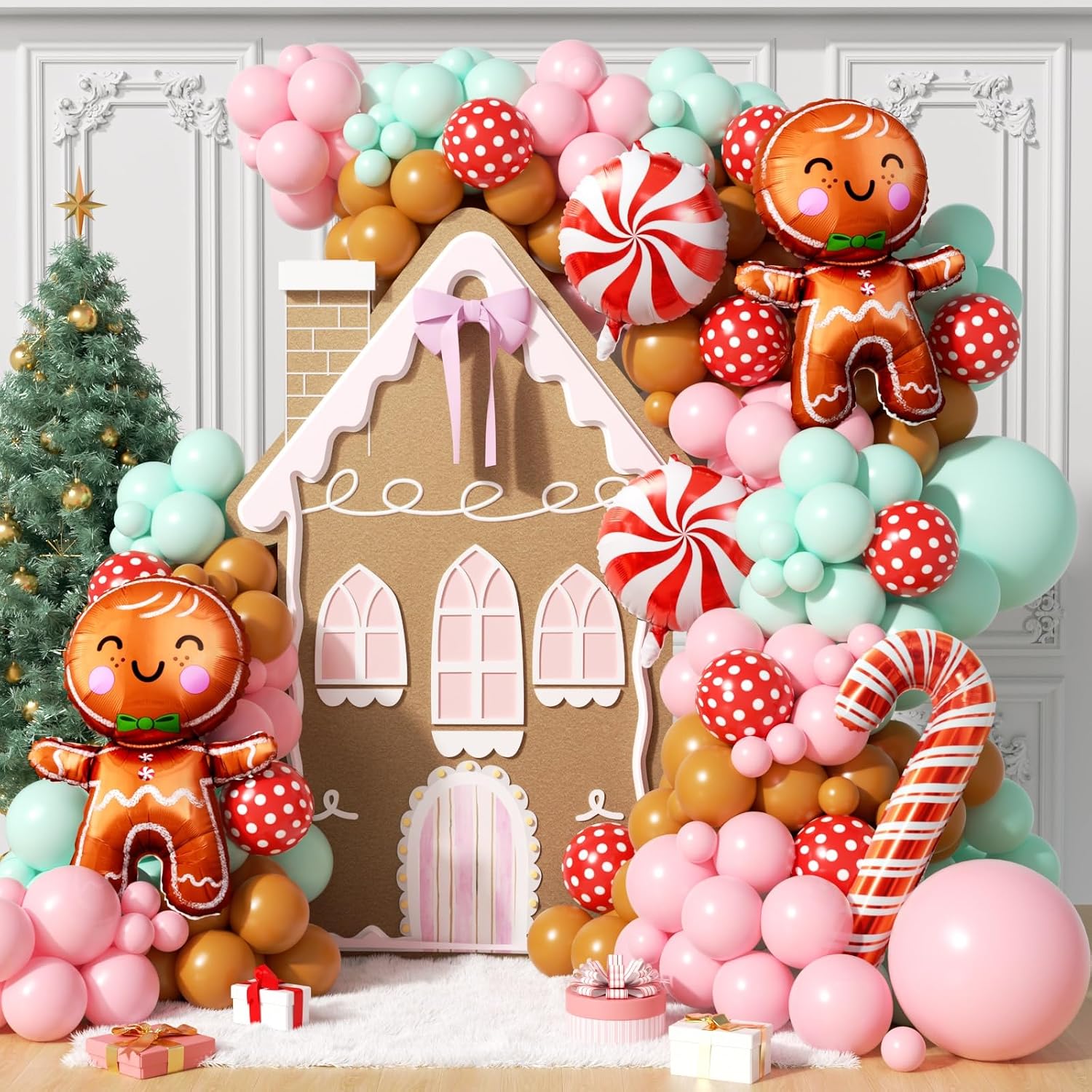 Balloon Arch Kit - 160 Adet Noel Balonu Kemer Süsleme