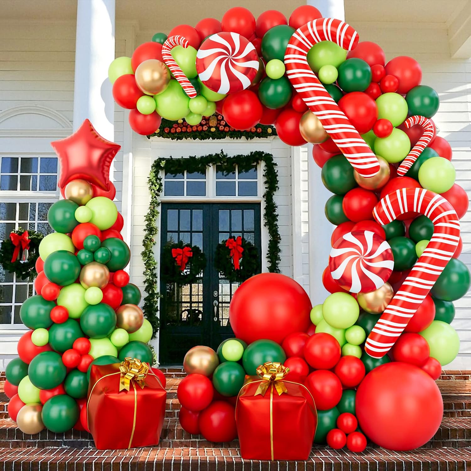 Balloon Arch Kit - 144 Parçalı Noel Balon Çelenk Kemer