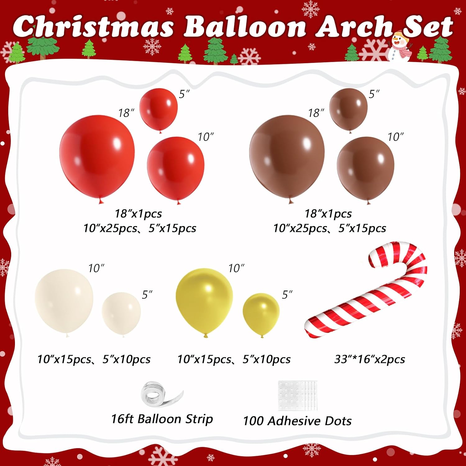 Noel Geyiği Balon Kemer Çelenk - Balloon Arch Kit incelemesi ve fiyatı