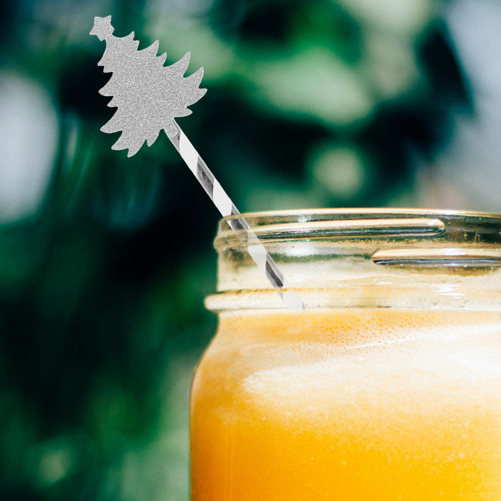 25 Adet Noel Ağacı Desenli Tek - Paper Straw Color incelemesi ve fiyatı