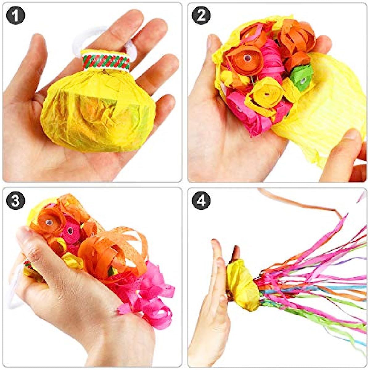 10 adet Poppers El Atmak Flama - Confetti Cannon Tube incelemesi ve fiyatı