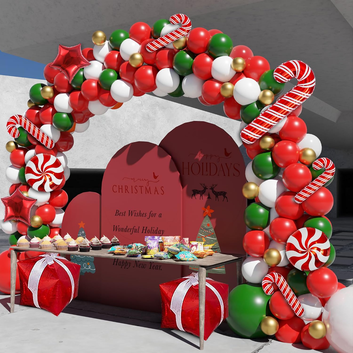 Noel Balonu Kemer Seti, 162 Pa - Balloon Arch Kit incelemesi ve fiyatı