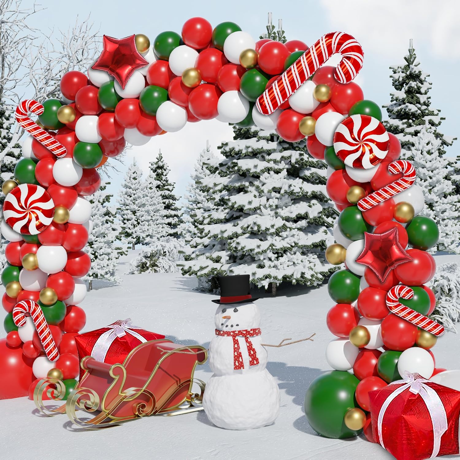 Noel Balonu Kemer Seti, 162 Pa - Balloon Arch Kit incelemesi ve fiyatı