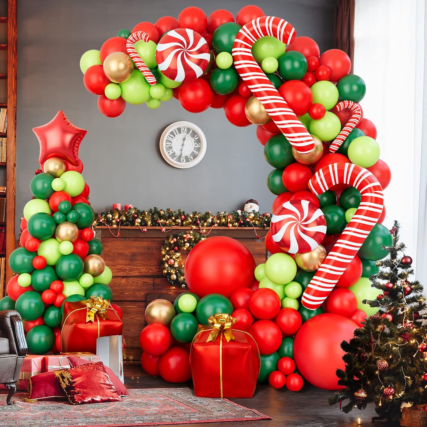 144 Parçalı Noel Balon Çelenk  - Balloon Arch Kit incelemesi ve fiyatı