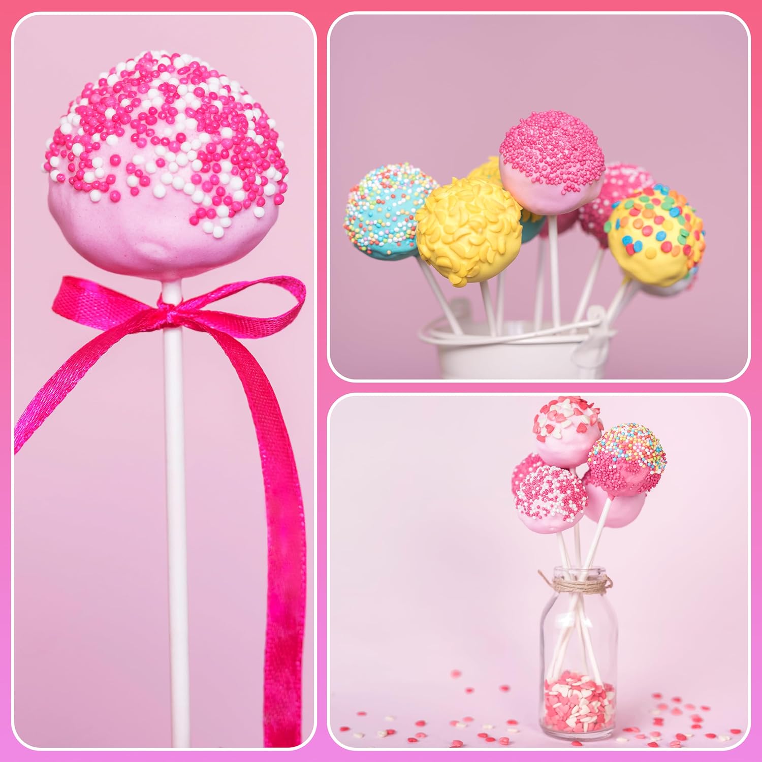 100 Adet DIY Şeker Çubukları L - Cotton Candy Cone incelemesi ve fiyatı