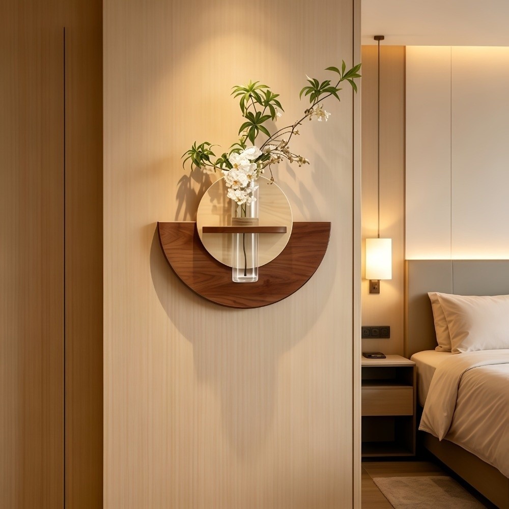 Oval Ahşap Duvara Monte Çiçek  - Flower Wall Panel incelemesi ve fiyatı