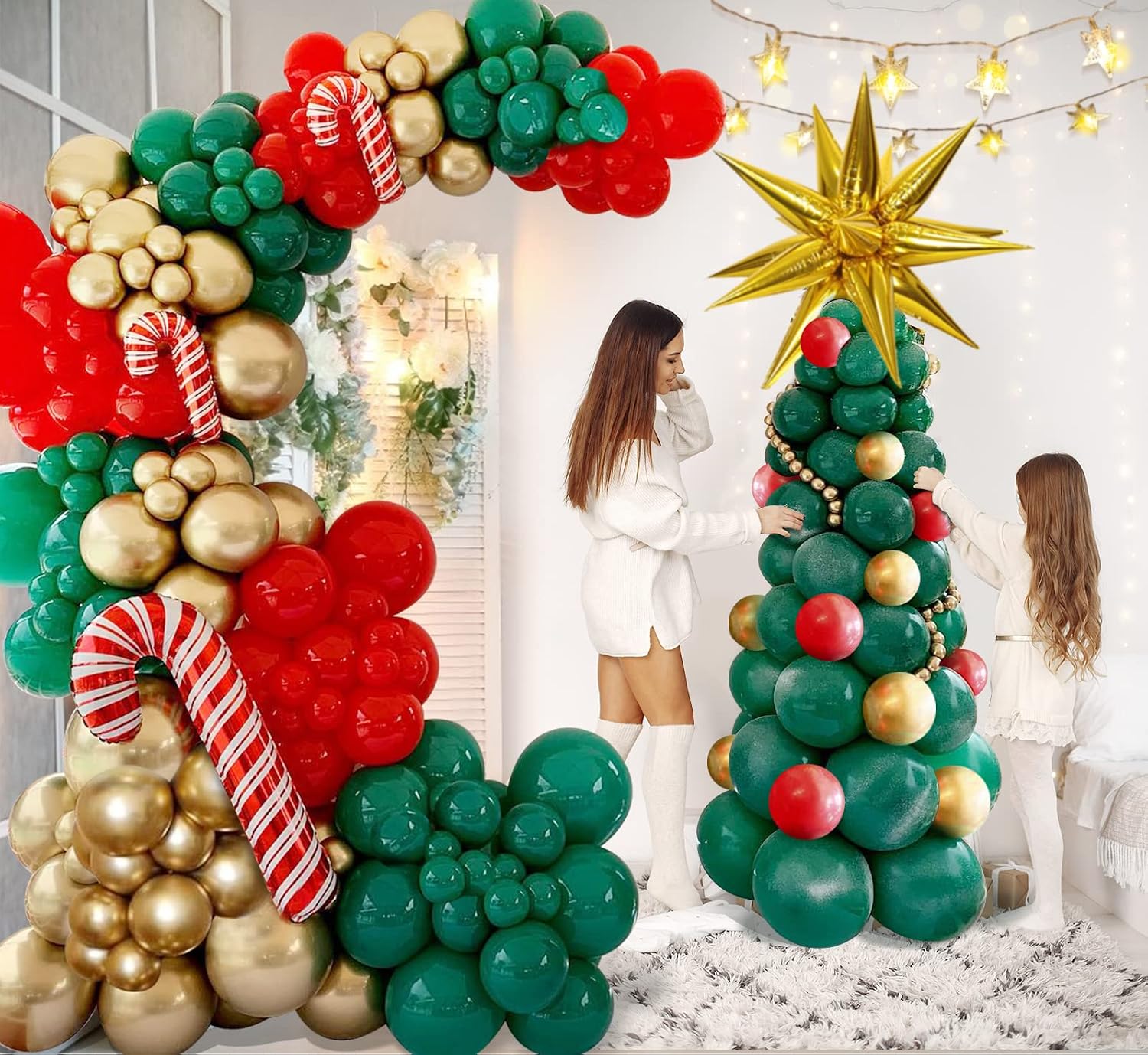 Noel Partisi Süslemeleri için  - Balloon Arch Kit incelemesi ve fiyatı