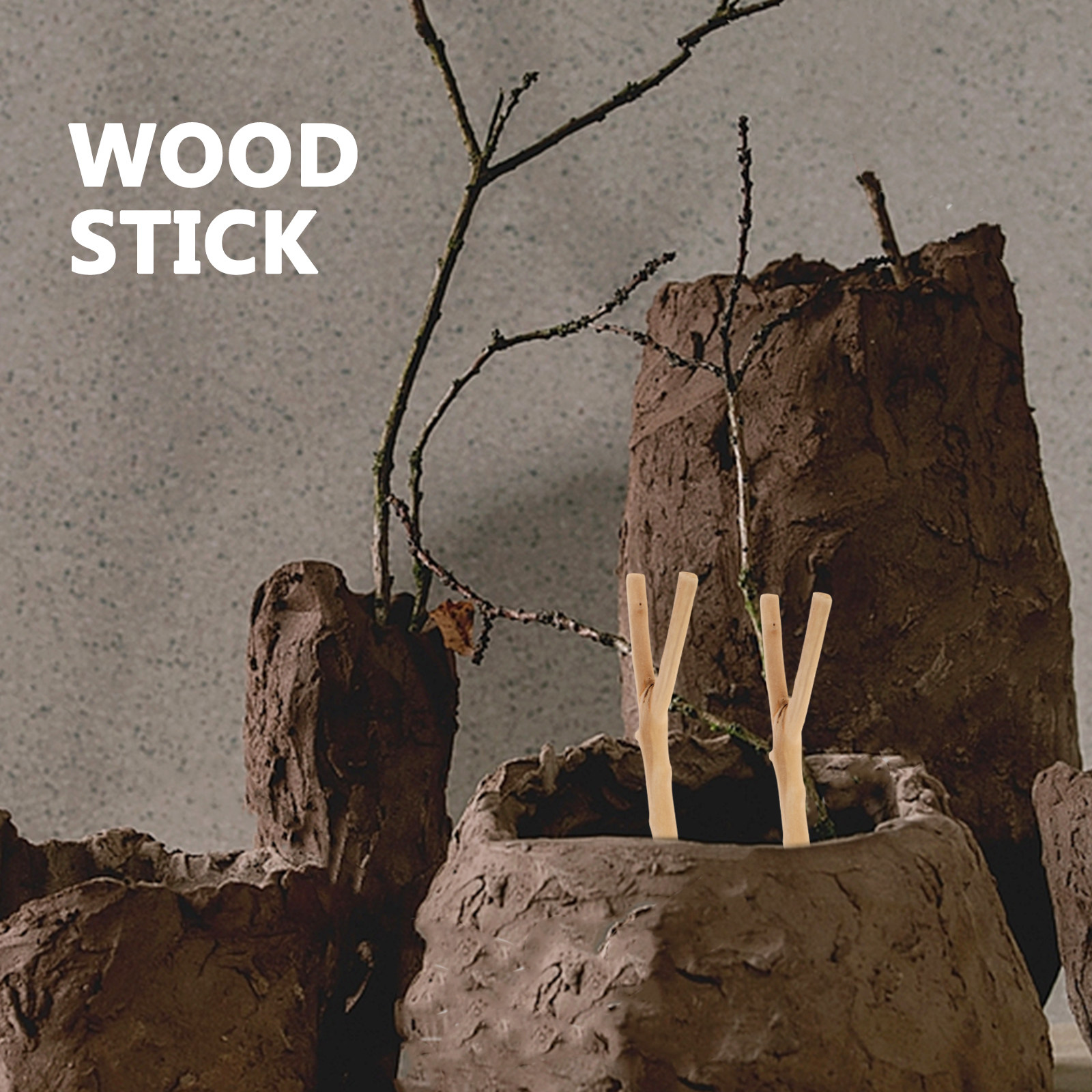 El ile cilalanmış, doğal ahşap - Centerpiece Stick incelemesi ve fiyatı